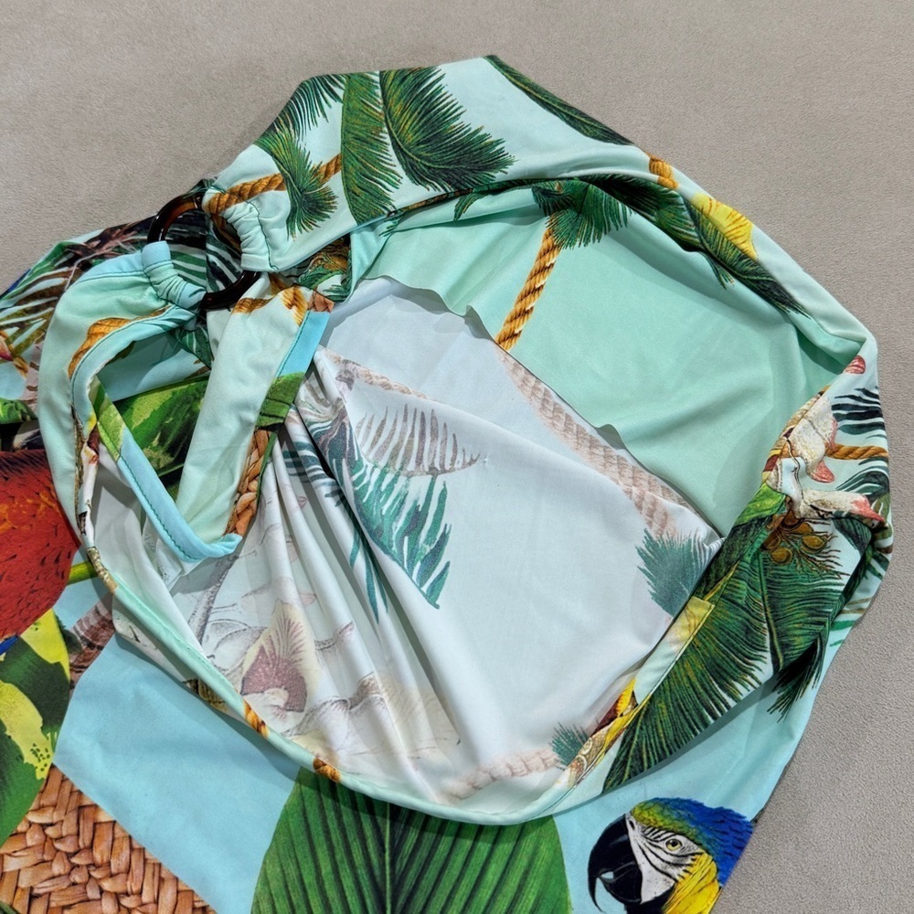 Denis Tropical Print Bodysuit Medium - Picture 6 of 7